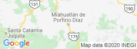 Miahuatlan De Porfirio Diaz map